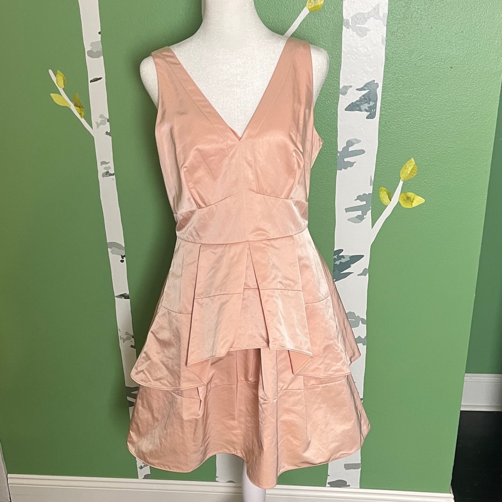 Banana Republic Blush Layered Mini Dress